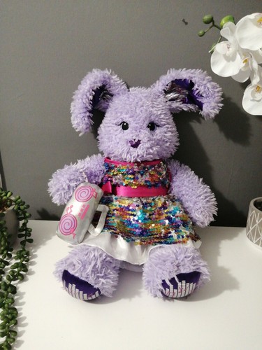 Build A Bear Jammin Music Bunny Purple 