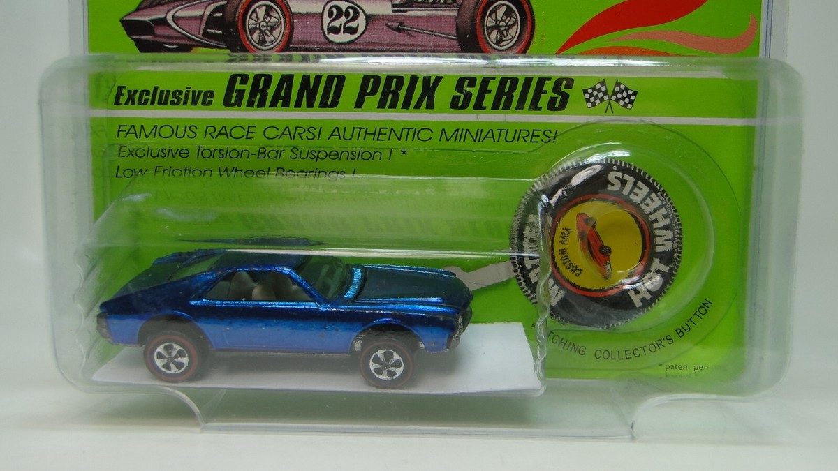 Hot Wheels Redline1969Vintage Custom AMX 1968 Grand Prix Series
