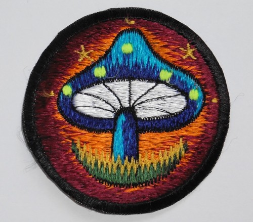 * Sew On Patch * Nepalese Made * 8 cm * Mushroom - Various Colours - Picture 15 of 22