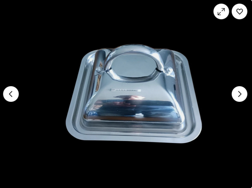 QVC Cooks Essentials Impactbase Quadrato Acciaio Inox Antiaderente 2 1/2 QT Padella/Coperchio - Foto 3 di 11
