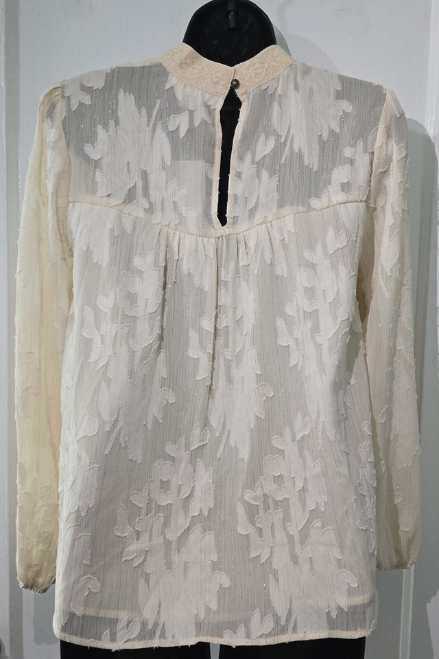 Womens Shirt Size Xs By Eyeshadow Color Ivory VINTAGE STYLE eBay