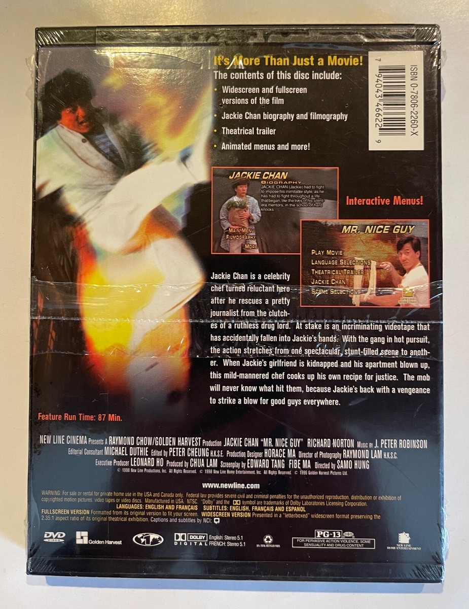 Mr. Nice Guy [DVD] NEW Jackie Chan BRAND NEW SEALED 794043466229| eBay