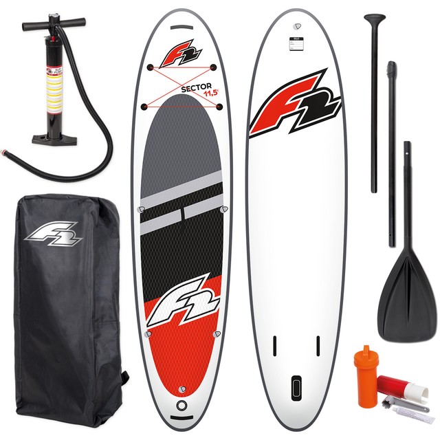 F2 Sector 10'5" SUP Board Stand Up Paddle Surfboard Alu Paddel iSUP