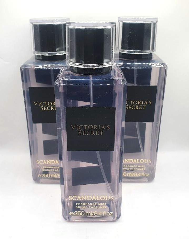 VICTORIA'S SECRET SCANDALOUS BODY MIST 8.4 FL OZ (SET OF 3) eBay