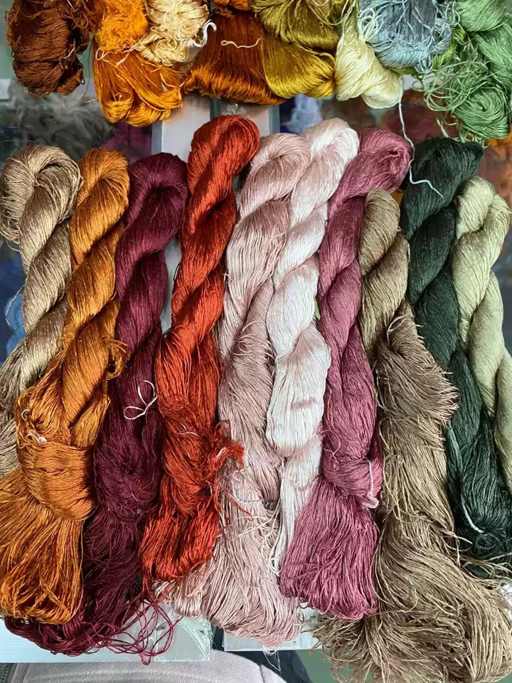 100%natural silk,hand-dyed embroidery thread  deep colors series 50skeins(1100M) - Image 4 of 4