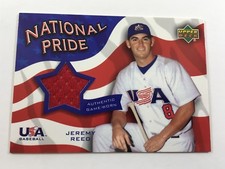 2004 Upper Deck Jeremy Reed USA Baseball National Pride Relic AR16