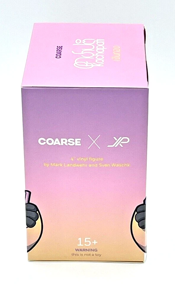 Figura de vinilo sellada Thai Toy Expo LE 200 Coarse Toys x JXP Pink Kachapati 4" nueva en caja Foto 3 de 4