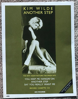 KIM WILDE - ANOTHER STEP 1988 full page UK magazine ad