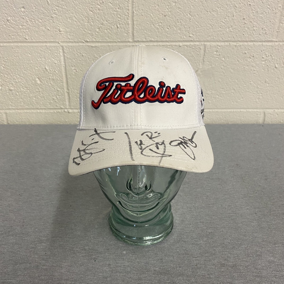 The Patriot Cup Folds of Honor Foundation Titleist Signed Golf Hat