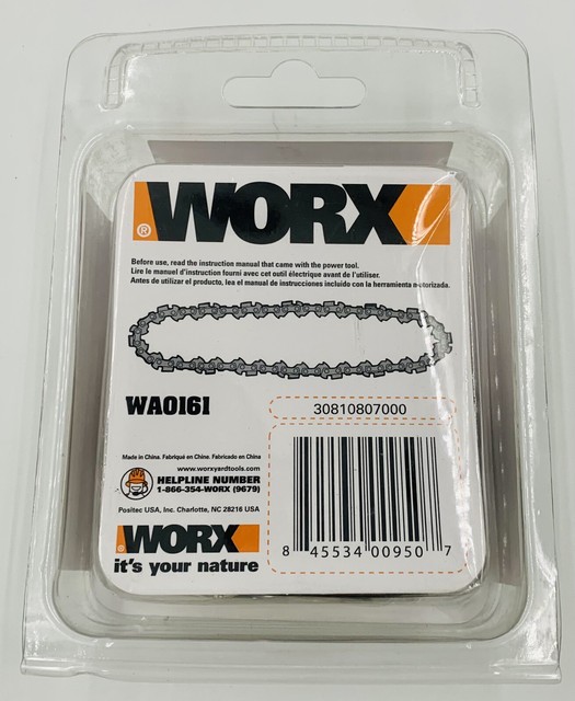 WORX 6 In. Replacement Chain for JawSaw WA0161 for sale online eBay