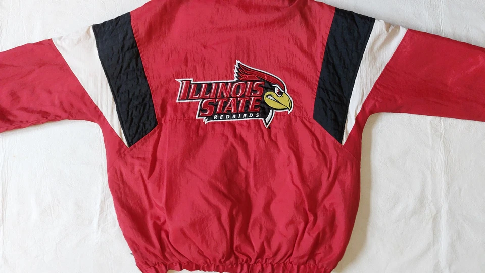 Mens Illinois State University pullover hoodie puffer jacket men XL mens Bird - Image 2 of 4