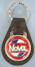 Red Chevrolet Nova Black Leather 3284 Chrome Key Ring Chevy 1964 1965 1966 1967 Red Chevrolet Nova Black Leather 3284 Chrome Key Ring Chevy 1964 1965 1966 1967