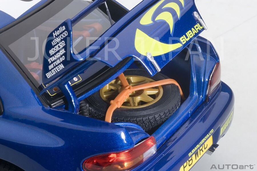 ミニカー AUTO ART (SUBARU NEW AGE IMPREZA WRC ) Autoart 1/18 Subaru Impreza WRC 1997 #4 Monte Carlo Rally Win