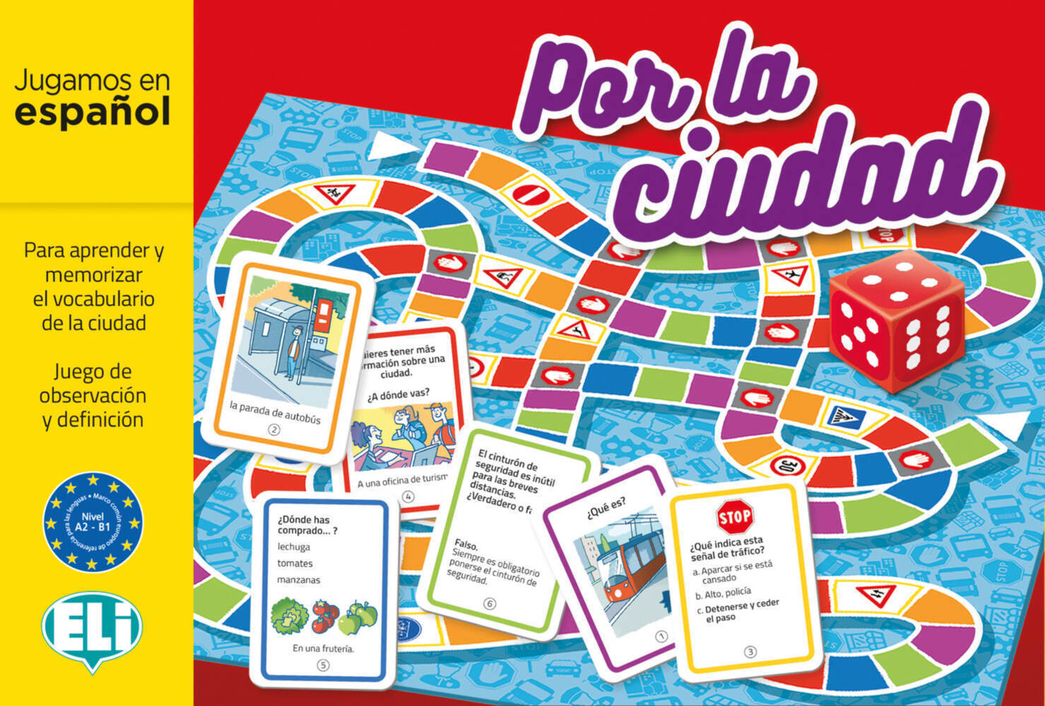 Thumbnail - Por La Ciudad (spiel) | Niveau A2-b1 | Deutsch | Spiel | Brettspiel |
