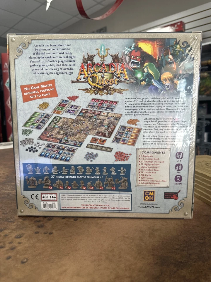 Arcadia Quest Juego de Mesa Juego de Estrategia Basado en Campaña Figuras Completas Sin Pintar Foto 2 de 3