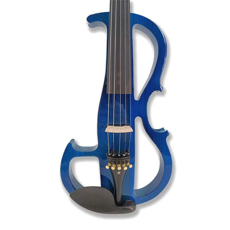 Полноразмерная синяя электрическая альта 4/4: тихая, идеально подходит для взрослых и подростков начинающих - Изображение 2 из 4