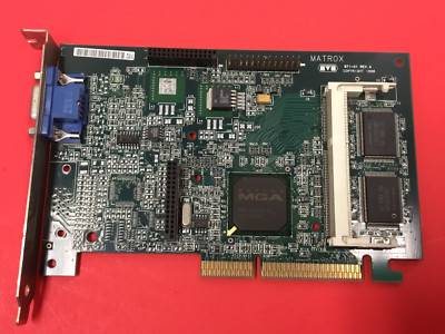 MATROX - P/N: 871-01 - Rev. A - AGP Video Card