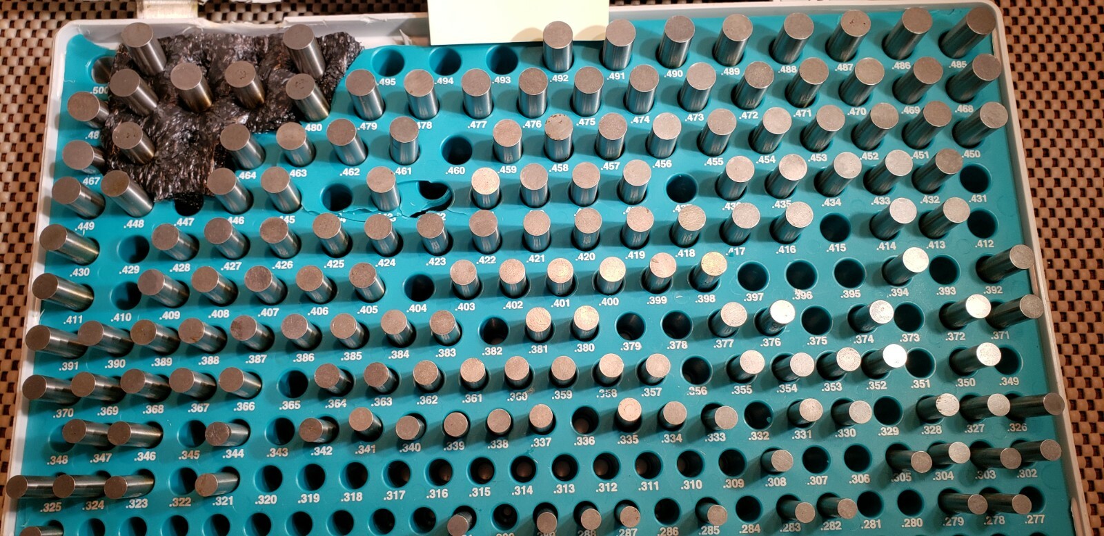 MEYER M2 Class Z Minus Pin Gage Set .251".500" Used Plastic Case eBay