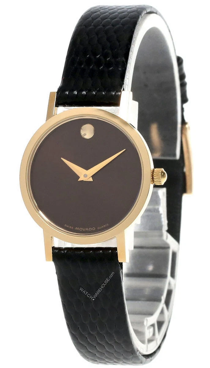 Black movado online watch women's