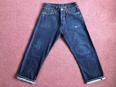 EVISU デニム 28 EVISU JAPAN SELVEDGE JEANS SIZE 28 X 27 BLUE EUROPE EDITION MADE