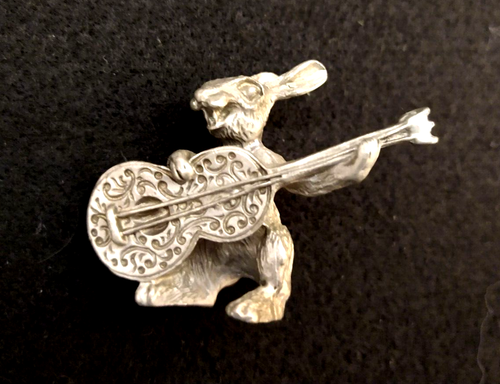 Hudson pewter rabbit hare #0665 guitar orchestra figures Strike Up the ...