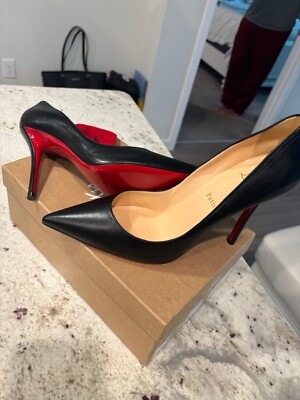 Christian Louboutin So Kate Pointed Toe Pump - Black, US7 for sale