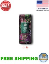 Starbucks Italian Dark Roast Whole Bean Coffee 1lb / 16oz / 453g Bag