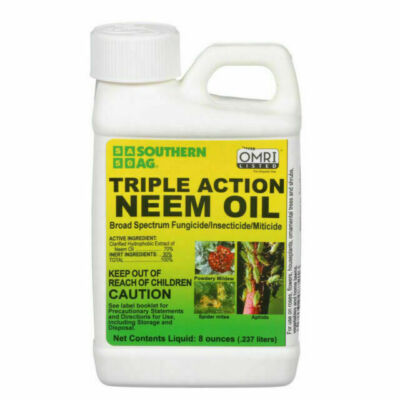 Southern AG Triple Action Neem Oil Fungicide/Miticide/Insecticide 8 oz