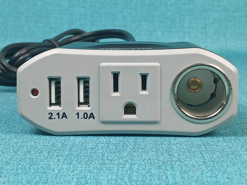 Tripp Lite Portable AC Power For Car Truck RV or Boat Input 12V 100W  #PV100USB - Image 4 of 4