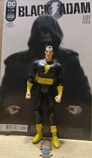 2000 DC Comics DIRECT JUSTICE LEAGUE- BLACK ADAM 6"  figure, SHAZAM  RARE