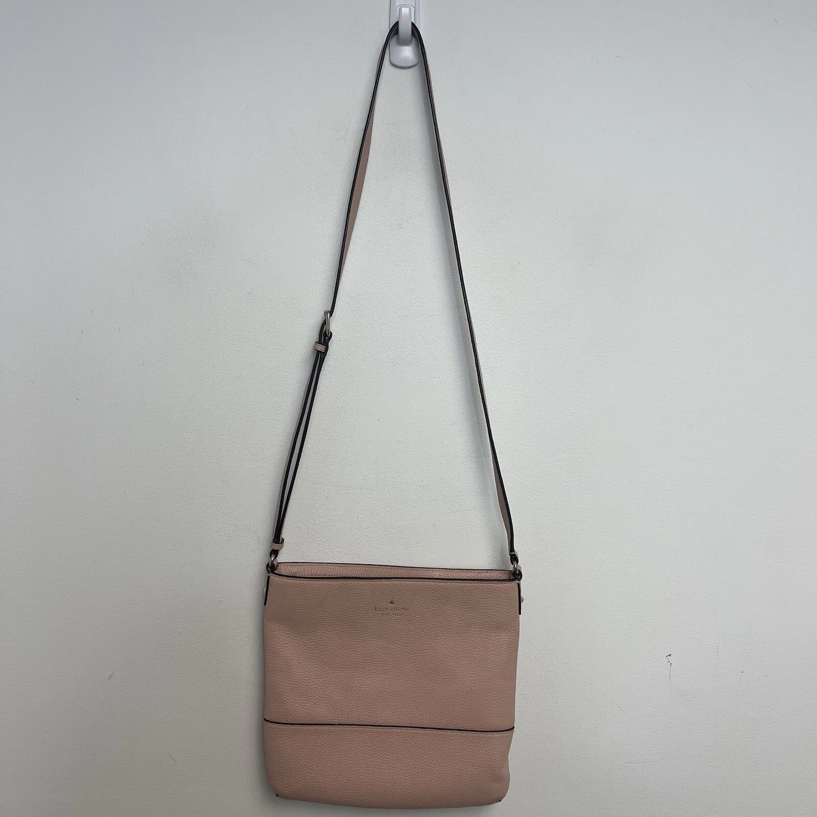 Borsa a tracolla Kate Spade New York rosa pelle ciottoli Southport Ave Cora