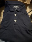 OshKosh B'Gosh Girls Uniform Polo Size 8 Navy Blue Shirt Top Nwt