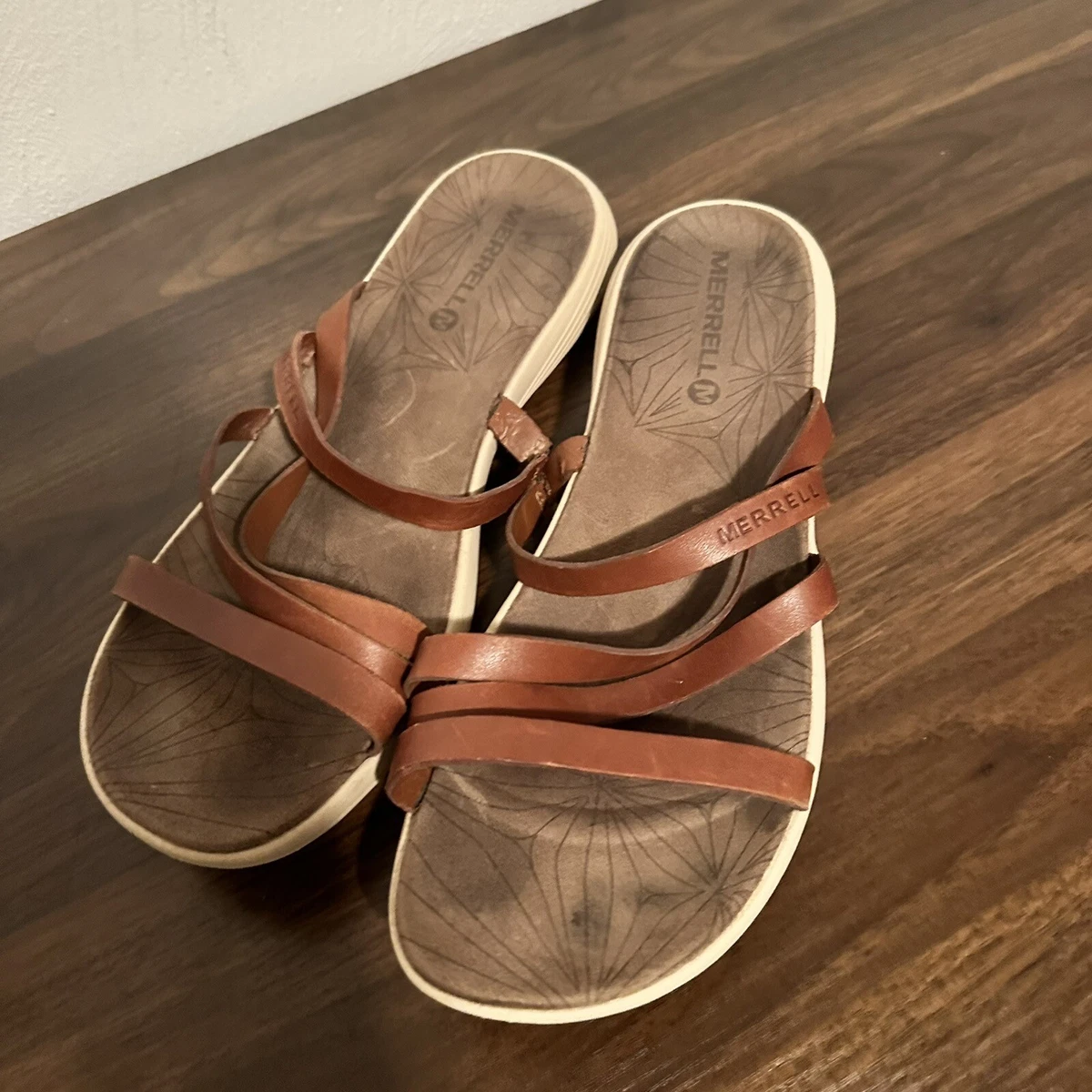 Merrell duskair seaway slide deals leather