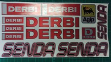 Derbi Senda stickers SM supermoto 50 125 red/black/silver
