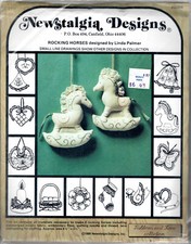 "Rocking Horses" 1980 Newstalgia Designs Embroidery Kit 30805 SEALED