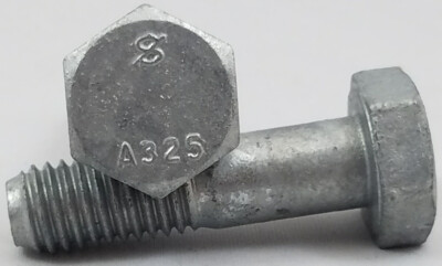 1-1/2-6 X 10 Heavy Hex Head Structural Bolts A325 Type 1 Hot Dipped Galvanized