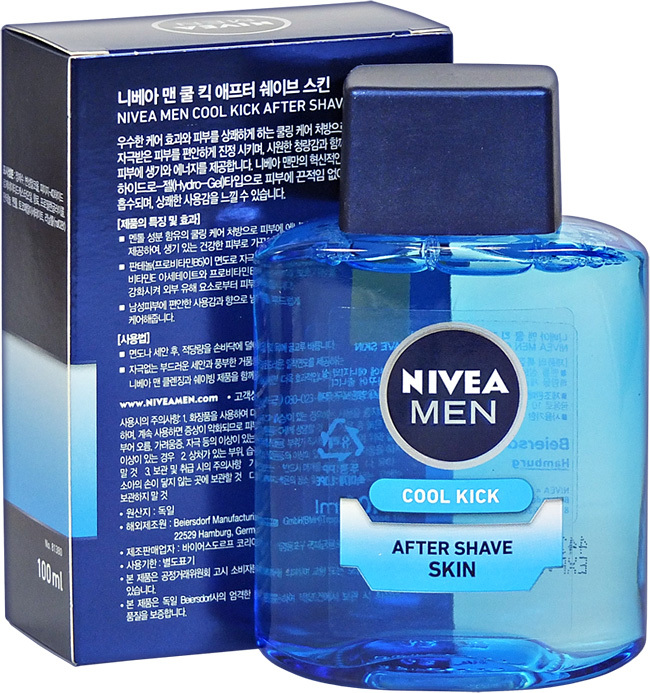 NIVEA MEN Skin Care Set PROTECT & CARE Lotion 100ml + COOL KICK Skin