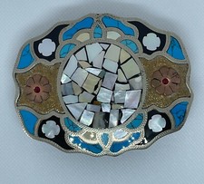 Johnson  Held Inlay Belt Buckle Handcrafted in the US