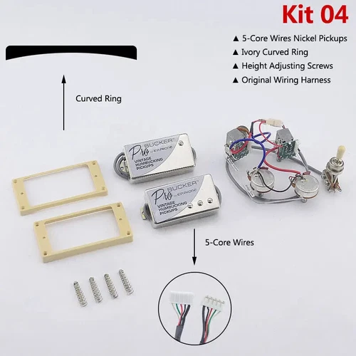 Standard PRO Bucker Alnico Humbucker Pickup Electric Guitar Pickups