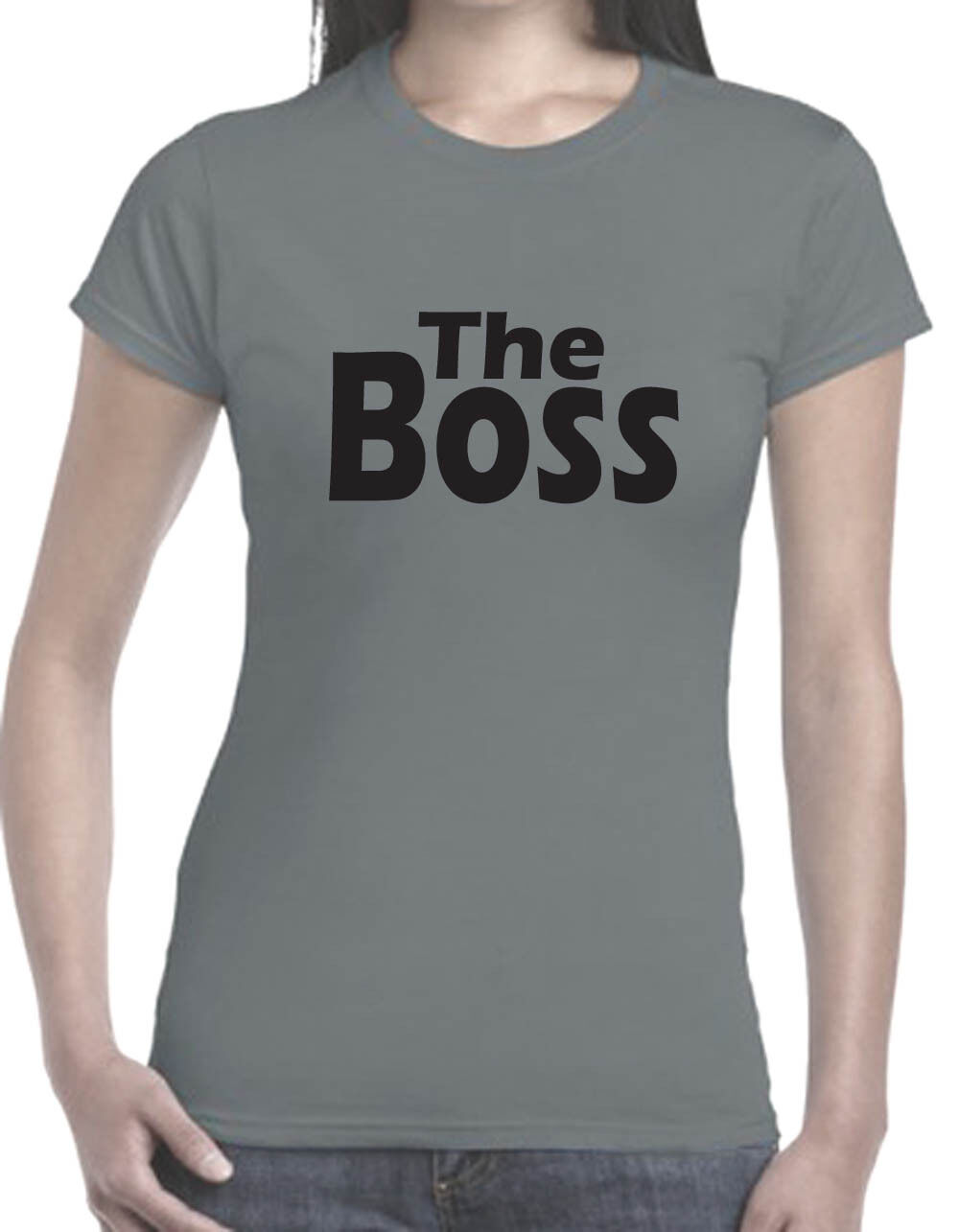 Funny T-Shirts The Boss Mum Dad Mother Father Mens Ladies Singlets size ...