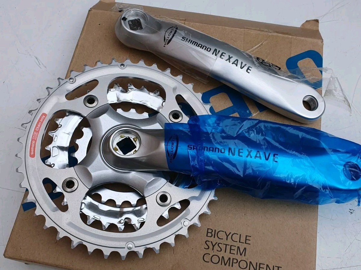 Derailleur Shimano Nexave Crankset Shimano STX MC40 Style