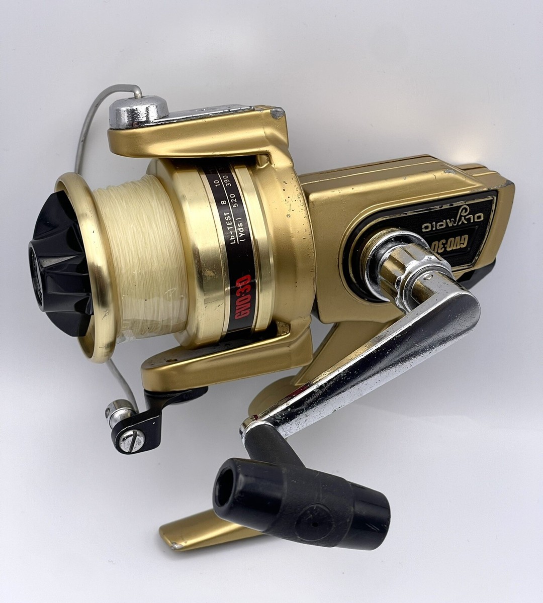 ヴィンテージ50年前HONOLULU-330 磯竿 330cm（Olympic） Olympic Spinning Reel GVO-30 Series Vintage Special Alloy Forged