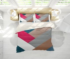 3D Geometry Colorful Quilt Cover Set Duvet Cover Bedding Pillowcases