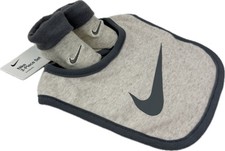 Nike Baby Off White Grey Cotton Ankle Fold Ov...