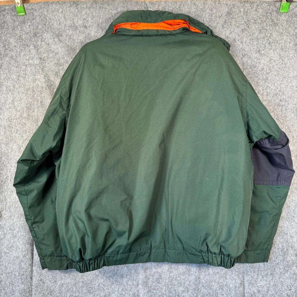 Vintage CHAPS RALPH LAUREN Quilted Jacket Mens Large Green Thailand Sport Retro - Image 2 of 4