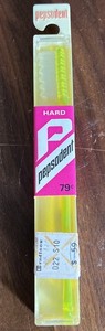 Vtg Pepsodent Toothbrush Adult Hard Bristles New Movie Prop Yellow