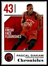 Pascal Siakam 2018-19 Panini Chronicles #81 Toronto Raptors