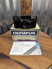 Vintage Olympus Accura Zoom 80 35mm Film Camera 38-80mm W/Manual  Original Box