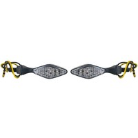 Motorrad LED Mini Blinker Freestyle Miniblinker Schwarz Mit E-PrüFzeichen