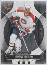 2024-25 UD Engrained Icons Shayne Corson #18 Canadiens Ebony SN# /199